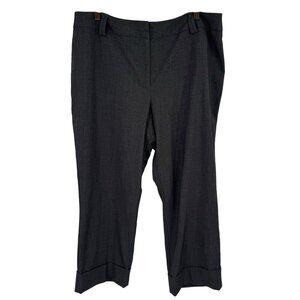 Ann Taylor Signature Womens Gray Dress Pants Size 16